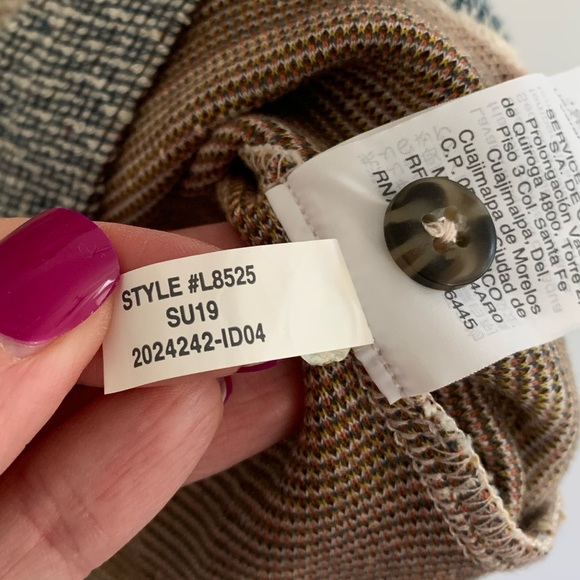 Madewell Texture & Thread Striped Cap Sleeve Dress - Picture 9 of 9